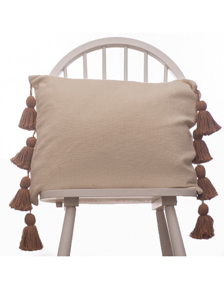 Combo Almohadon Panamá  & Borlones  laterales- 2 x 50 x 50