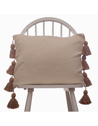 Combo Almohadon Panamá  & Borlones  laterales- 2 x 50 x 50