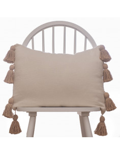 Combo Almohadon Panamá  & Borlones  laterales- 2 x 50 x 50