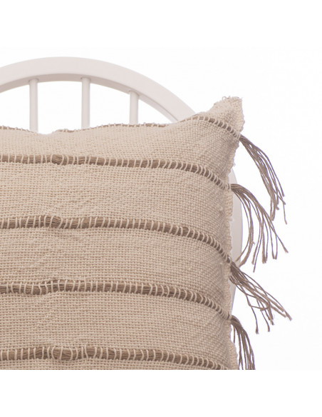 Almohadón Telar y Lineas en Yute - 40 x 60