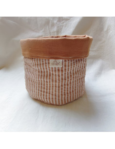 Contenedor Reversible Tusor Rayas 2