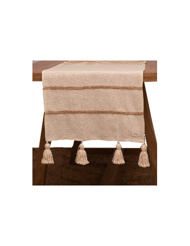 Camino de Mesa -   Panamá, cinta de yute & Borlas