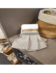 Pack de Repasadores x2 - Volado Mil Rayas y Faja Lisa