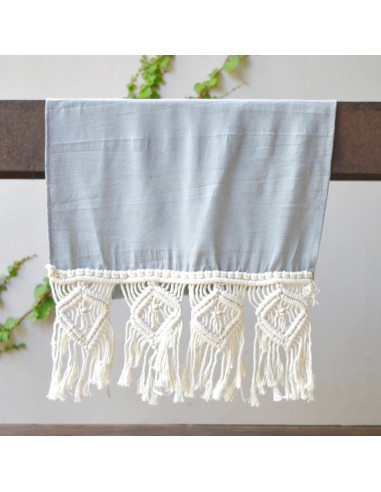 Camino de Mesa - Macramé Rombos