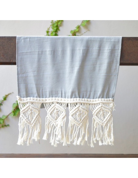 Camino de Mesa - Macramé Rombos