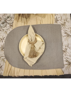 Individuales Semicírculo Reversible x4