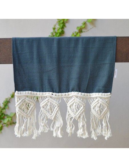 Camino de Mesa - Macramé Rombos