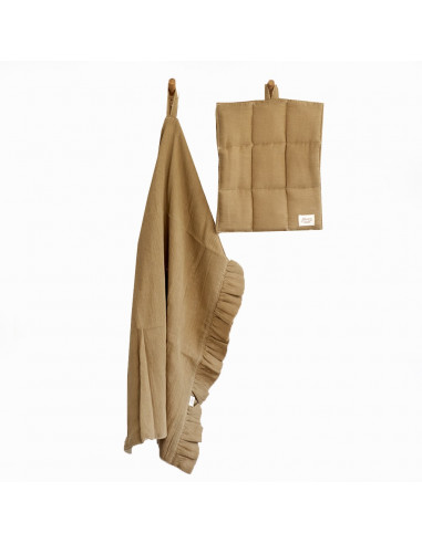 Set de Agarradera Matelasé + Paños Fiore