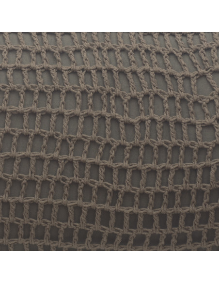 Almohadón Crochet Cuadros y Flecos  - Hilo Color - 40 x 60