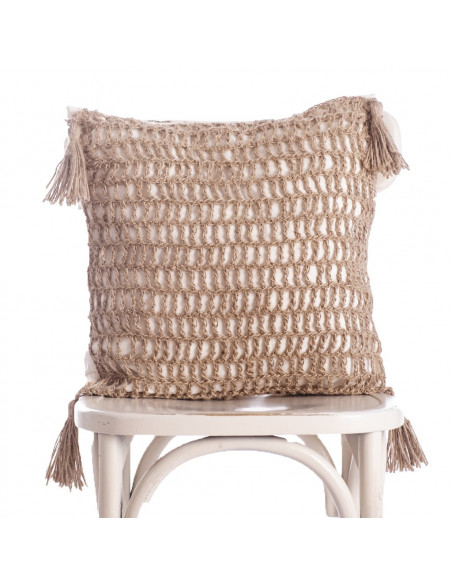 Crochet Cuadros y Borlas -  YUTE