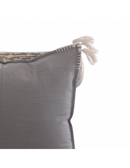 Combo Almohadones:  Carmina III -  Pespunte  & Borlitas Esquineros