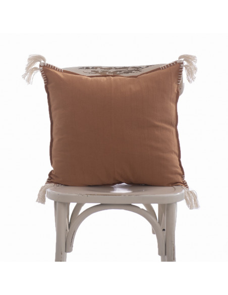 Combo Almohadones:  Carmina III -  Pespunte  & Borlitas Esquineros