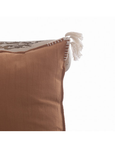 Combo Almohadones:  Carmina III -  Pespunte  & Borlitas Esquineros