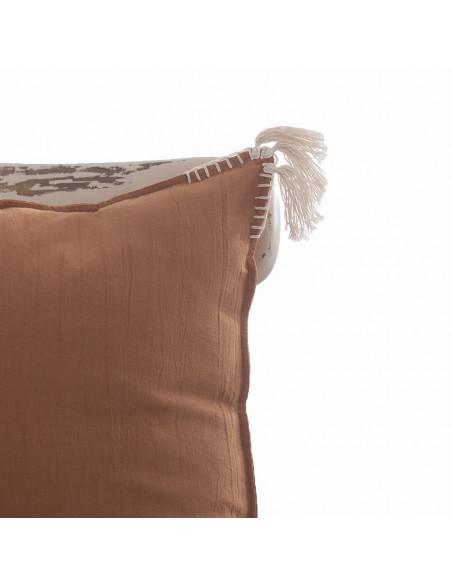 Combo Almohadones:  Carmina III -  Pespunte  & Borlitas Esquineros