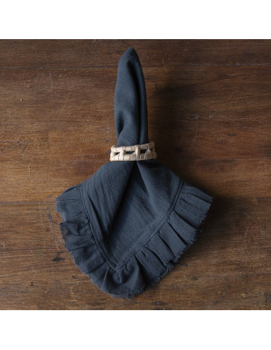 Servilletas Camila Tusor y Volados Gasa x 4