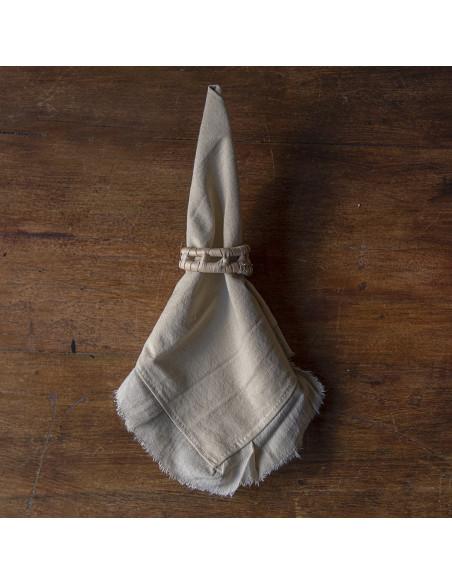 Servilletas Camila Tusor y Volados Gasa x 4