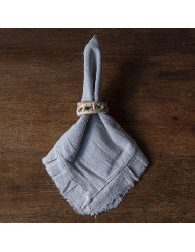 Servilletas Camila Tusor y Volados Gasa x 4