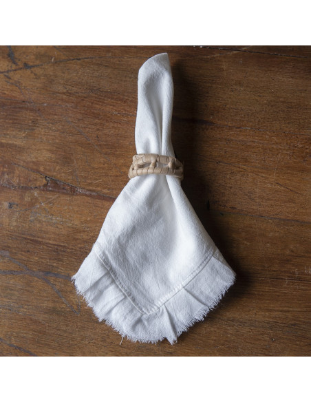 Servilletas Camila Tusor y Volados Gasa x 4