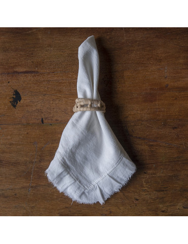 Servilletas Camila Tusor y Volados Gasa x 4