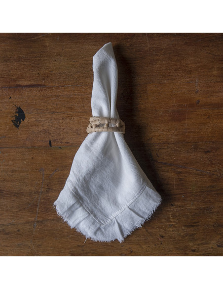 Servilletas Camila Tusor y Volados Gasa x 4