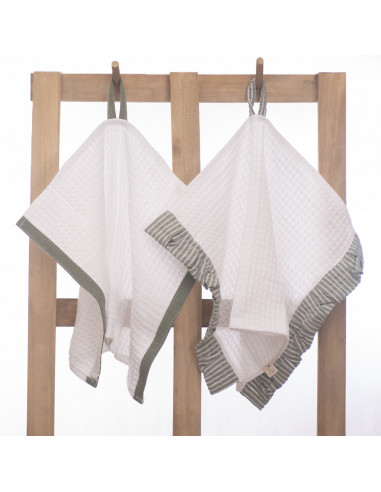 Pack De Repasadores Tusor Anna Combinados  X2