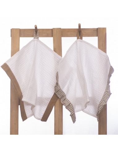 Pack De Repasadores Tusor Anna Combinados  X2