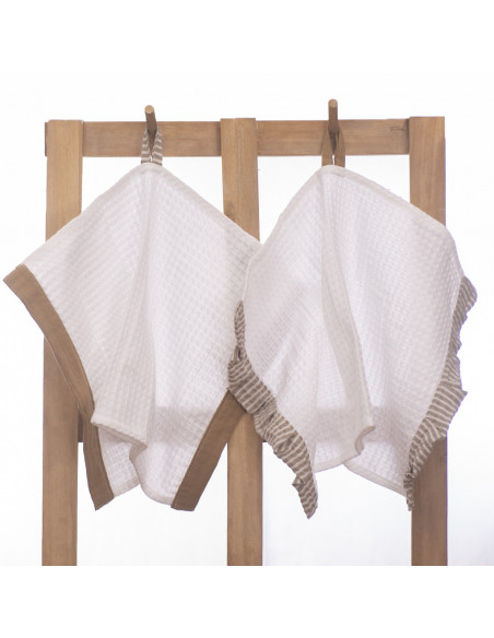 Pack De Repasadores Tusor Anna Combinados  X2