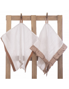 Pack De Repasadores Tusor Anna Combinados  X2