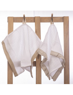 Pack De Repasadores Tusor Anna Combinados  X2 2