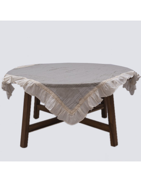 Centro de Mesa - Gasa, Volados y Puntillas - 1x1