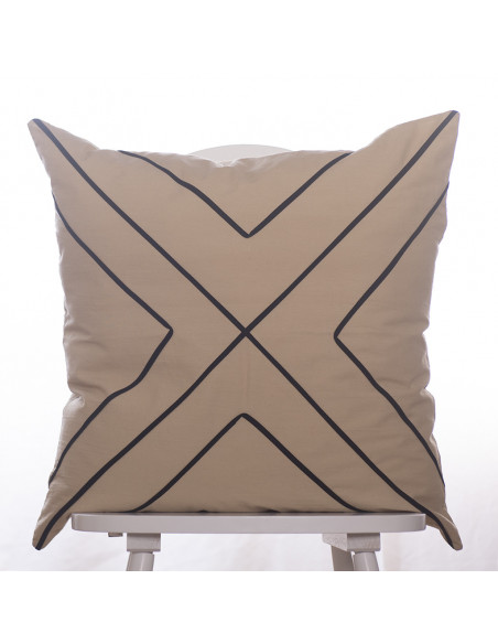 Combo Almohadones Bies Negro Rombos