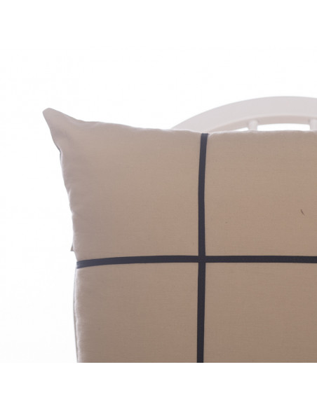 Combo Almohadones Bies Negro Cuadros Grandes