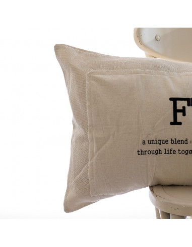 Almohadon FAMILY Arpillera