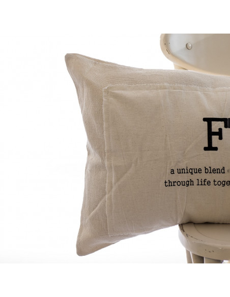 Almohadon FAMILY Arpillera