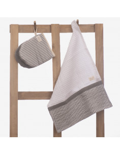 Set Manopla Mini & Repasador - Mil Rayas