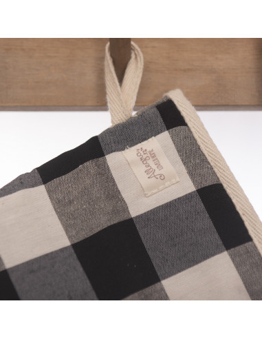 Set Manopla Mini y Repasador - Cuadros