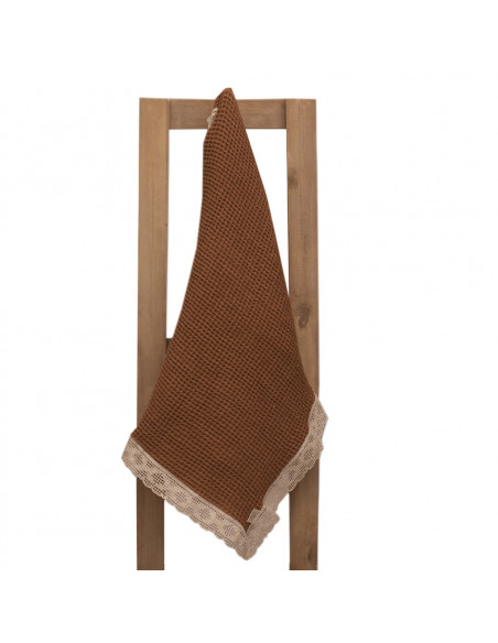 Paño de Waffle Con Puntilla x 1