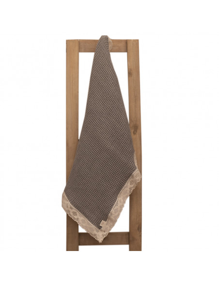 Paño de Waffle Con Puntilla x 1