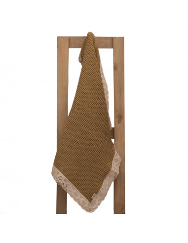 Paño de Waffle Con Puntilla x 1