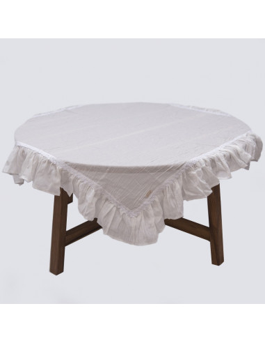 Centro de Mesa - Gasa, Volados y Puntillas - 1x1