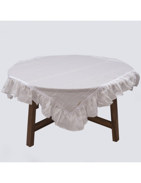 Centro de Mesa - Gasa, Volados y Puntillas - 1x1