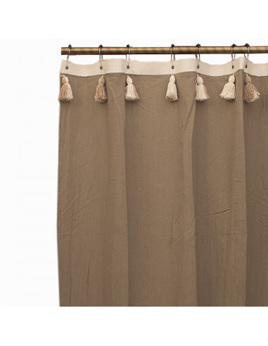 Cortina de Baño: Greta borlas BICOLOR