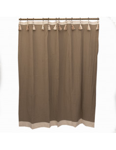 Cortina de Baño: Greta borlas BICOLOR