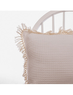 Almohadones Waffle con flecos Pack x 2 2