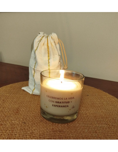 Pack x 3 Velas Holidays con Mensajes - Packaging Gold y Plata