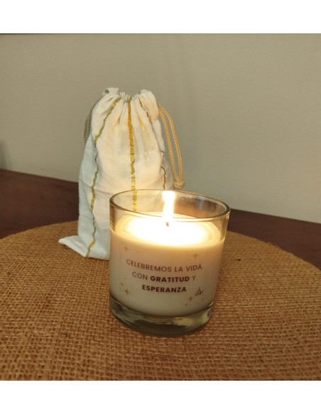 Pack x 3 Velas Holidays con Mensajes - Packaging Gold y Plata