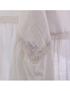 Mantel de Lienzo Volados y Puntillas