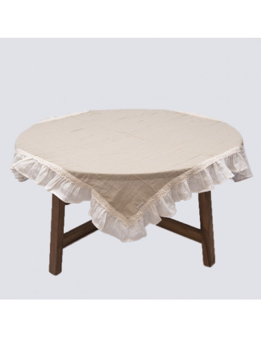 Centro de Mesa - Gasa, Volados y Puntillas - 1x1