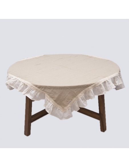 Centro de Mesa - Gasa, Volados y Puntillas - 1x1