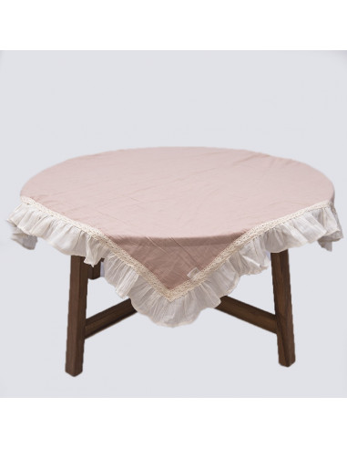 Centro de Mesa - Gasa, Volados y Puntillas - 1x1